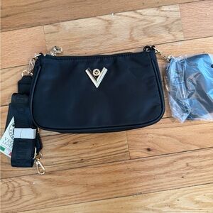 Valentino Orlandi Black Crossbody Bag